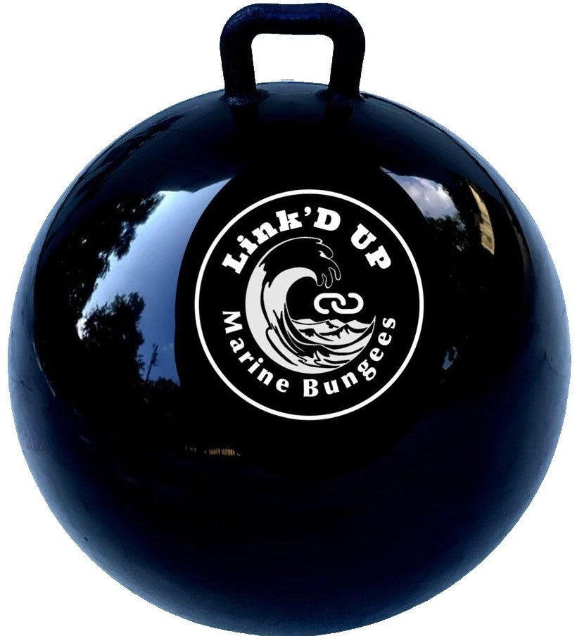 Link'D Up XL Inflatable Boat Ball/Fender  (Black/White)